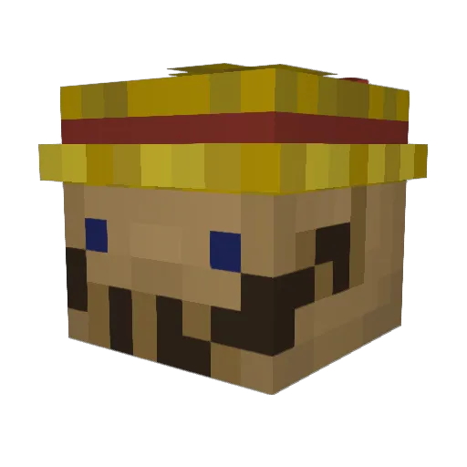 spikesteel Minecraft avatar head, 3D render
