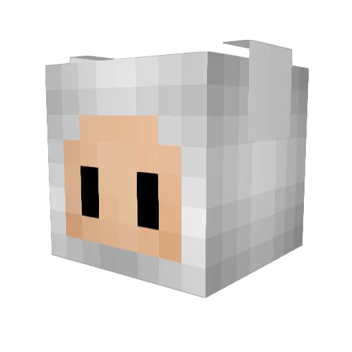 spikey0101 Minecraft avatar head, 3D render