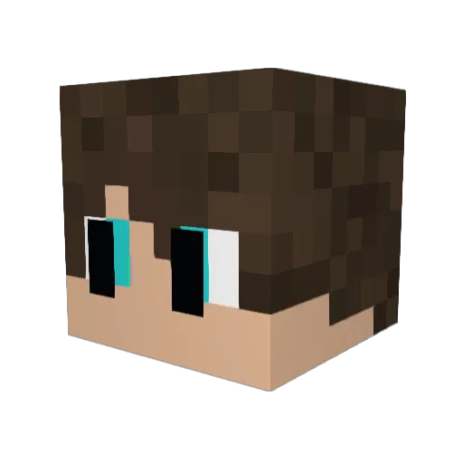 spikey30533 Minecraft avatar head, 3D render
