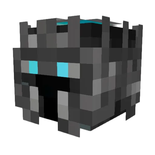 spikeykun Minecraft avatar head, 3D render