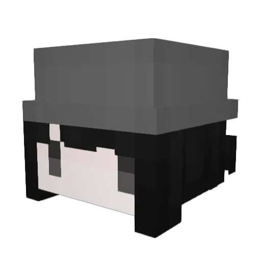 spikezer Minecraft avatar head, 3D render
