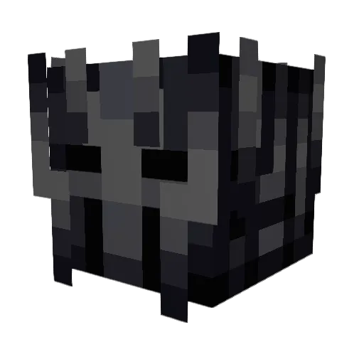 spiky64 Minecraft avatar head, 3D render