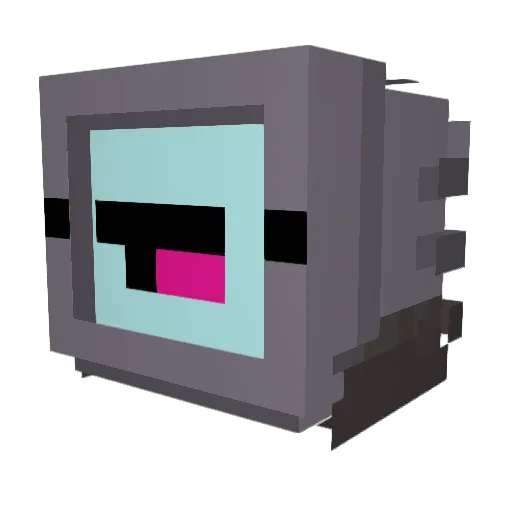 spiley Minecraft avatar head, 3D render