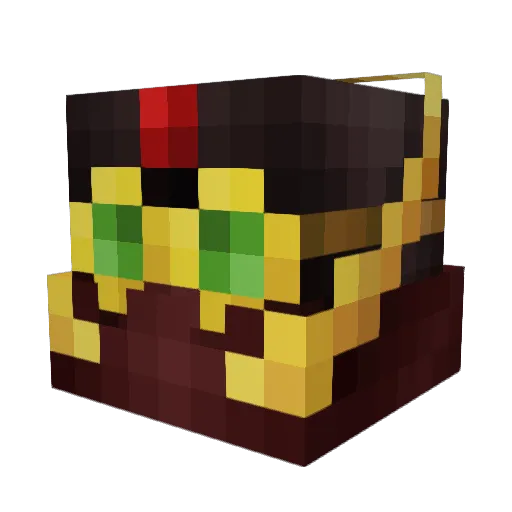 spillbert Minecraft avatar head, 3D render