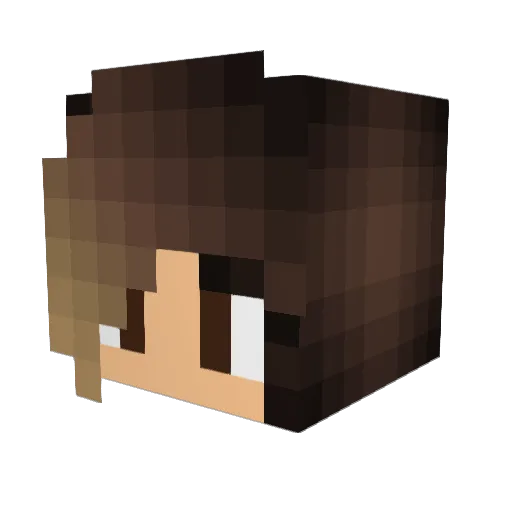 spilt2020 Minecraft avatar head, 3D render