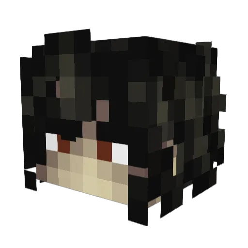 spindemon742 Minecraft avatar head, 3D render