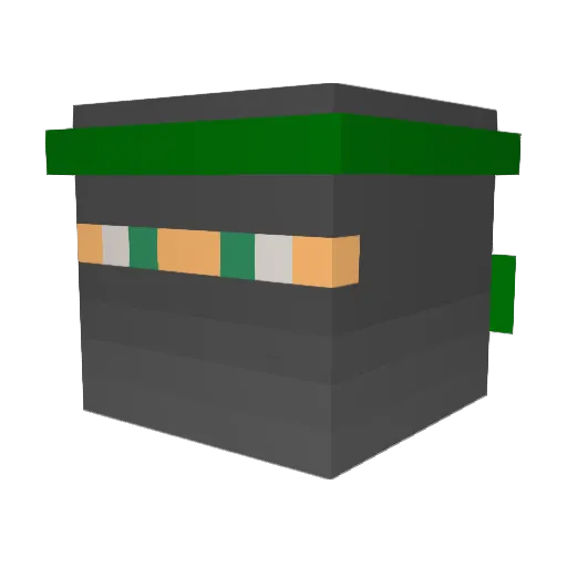 spink2000 Minecraft avatar head, 3D render