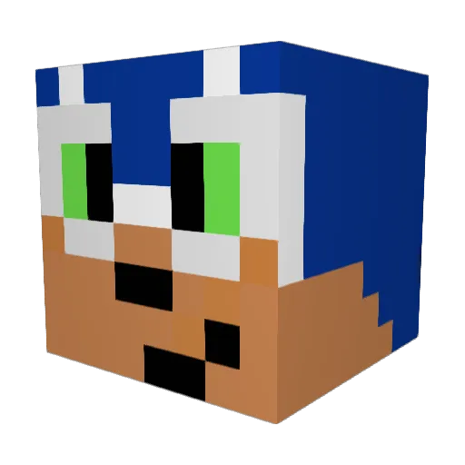 spinmove420 Minecraft avatar head, 3D render