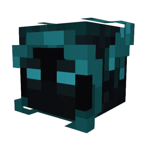 spinnycord Minecraft avatar head, 3D render