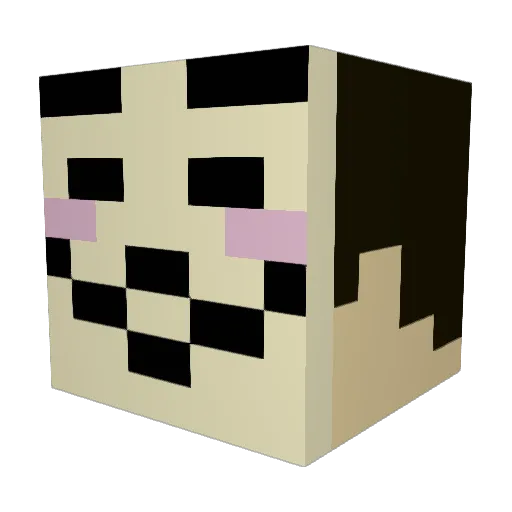 spiracheo Minecraft avatar head, 3D render