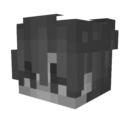 spiritpuff28 Minecraft avatar head, 3D render