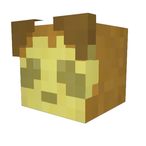 spitefulMoose Minecraft avatar head, 3D render