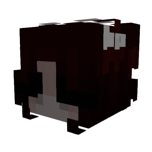 spitfrog Minecraft avatar head, 3D render