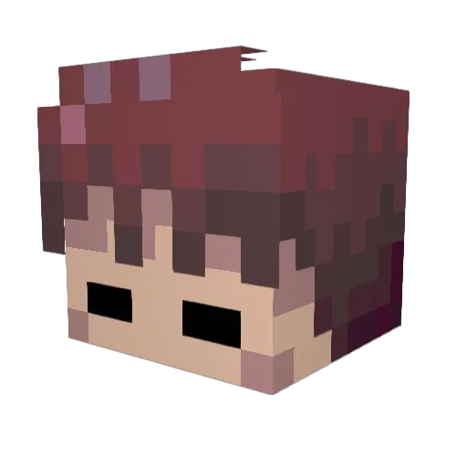 spitting_goblin Minecraft avatar head, 3D render