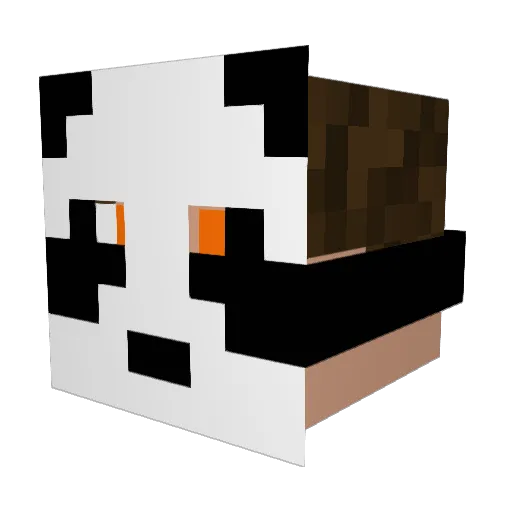 spixzzy Minecraft avatar head, 3D render