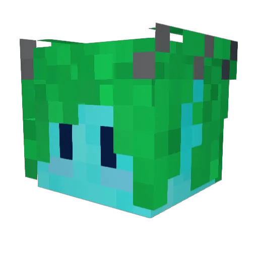 splagebi Minecraft avatar head, 3D render