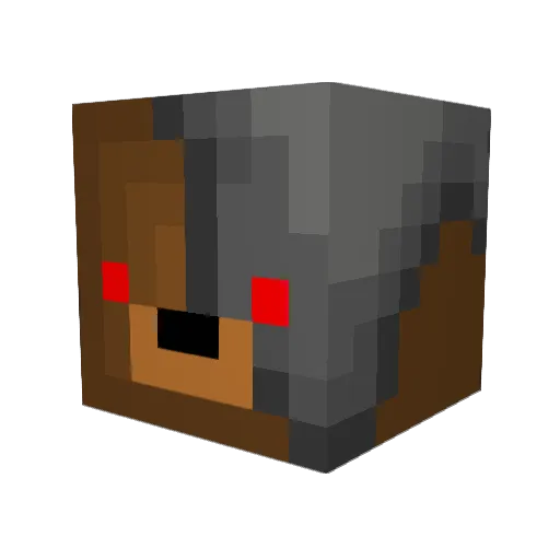 splashytardster Minecraft avatar head, 3D render