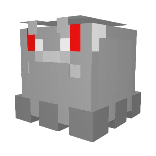 splat_tim00 Minecraft avatar head, 3D render