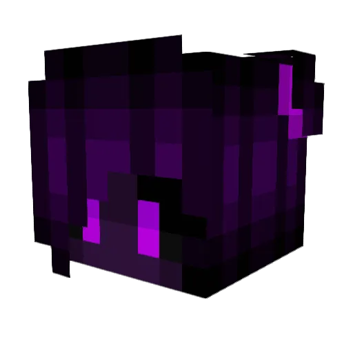 splatchoot Minecraft avatar head, 3D render