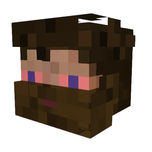 spleecakes_ Minecraft avatar head, 3D render
