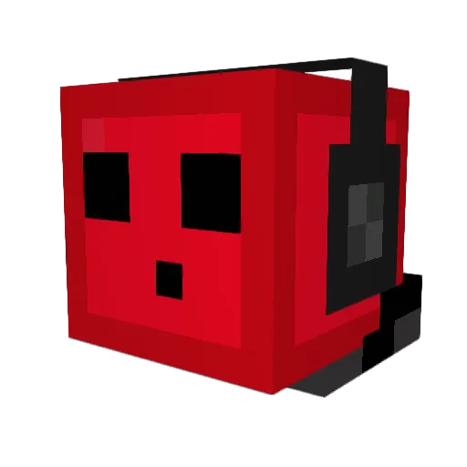 splimer Minecraft avatar head, 3D render