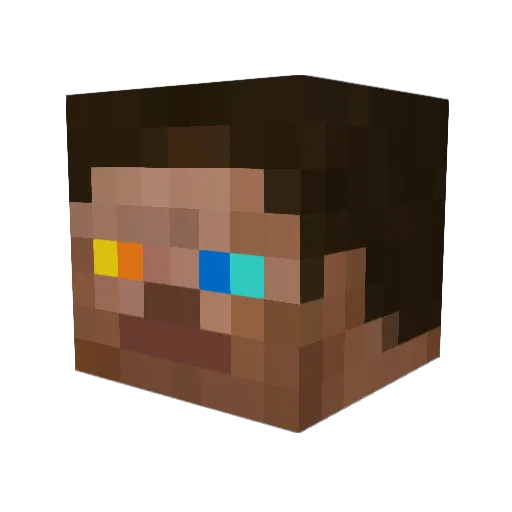 splinterstoer Minecraft avatar head, 3D render