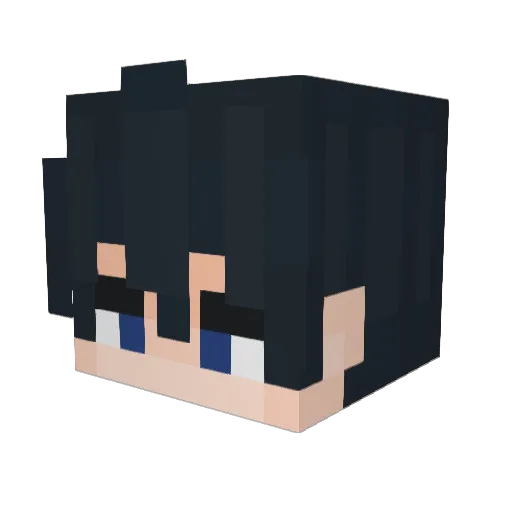 splitzerr9 Minecraft avatar head, 3D render