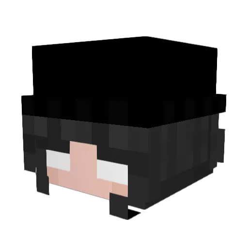splqz Minecraft avatar head, 3D render