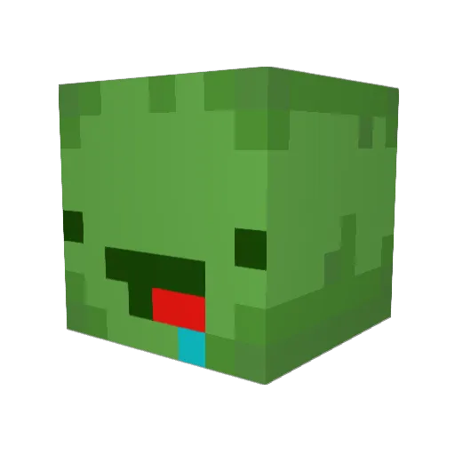 spmyers Minecraft avatar head, 3D render