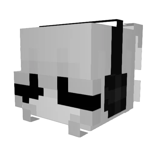 spncerz Minecraft avatar head, 3D render