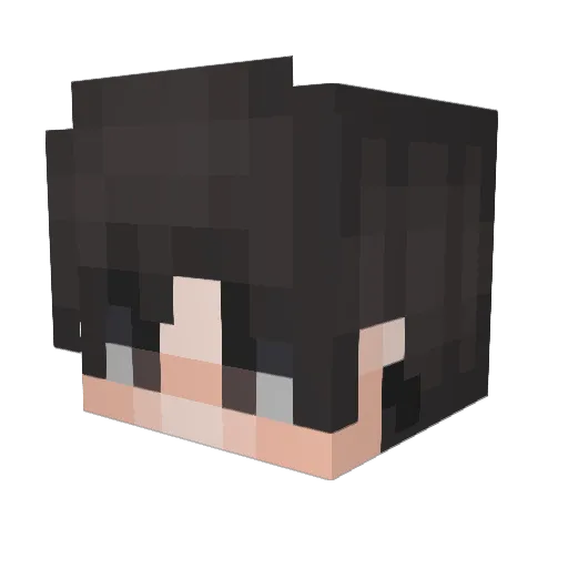 spo0k Minecraft avatar head, 3D render