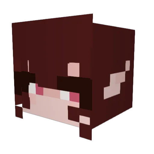 spo0kst3rr Minecraft avatar head, 3D render