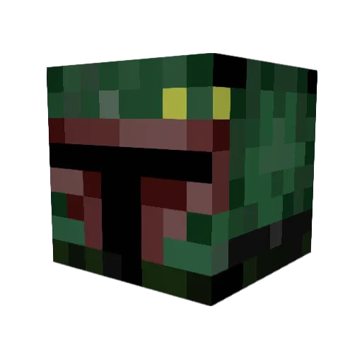 spo0n5 Minecraft avatar head, 3D render