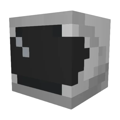 spo1ler Minecraft avatar head, 3D render