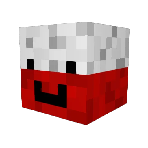 spoczko2022 Minecraft avatar head, 3D render