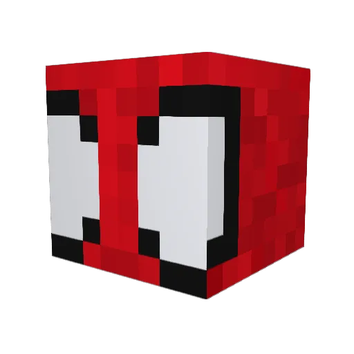 spoddus Minecraft avatar head, 3D render