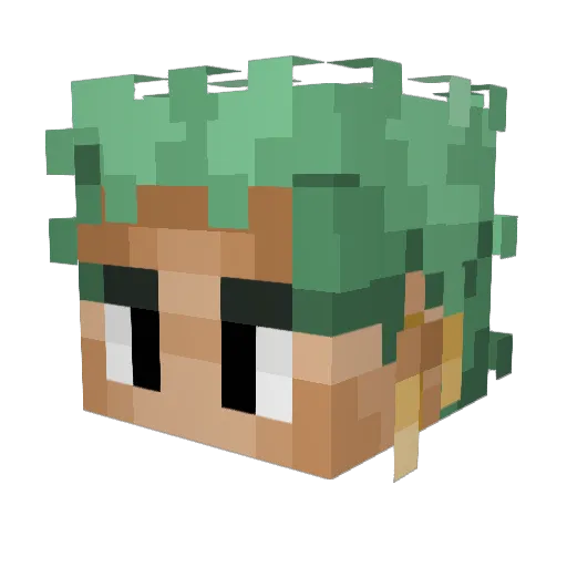 spoderman445533 Minecraft avatar head, 3D render