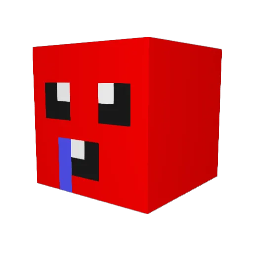 spokeishere_trap Minecraft avatar head, 3D render