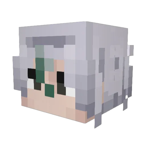 spoki2006 Minecraft avatar head, 3D render