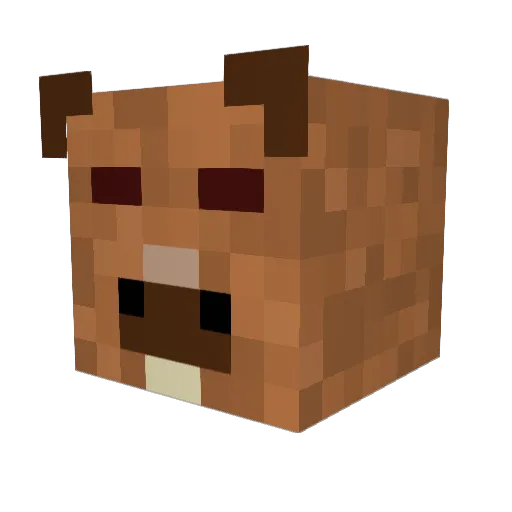 spokyness Minecraft avatar head, 3D render