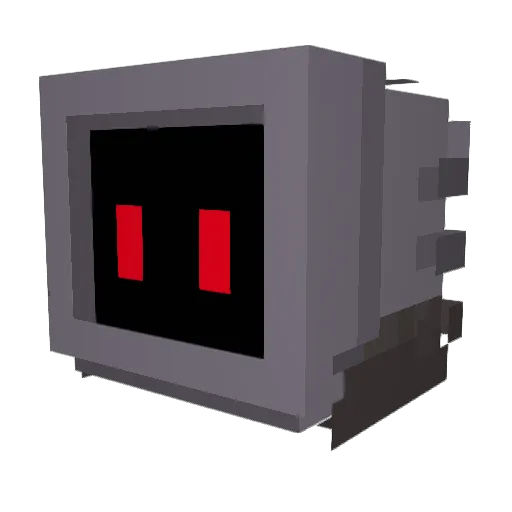 sponge041 Minecraft avatar head, 3D render