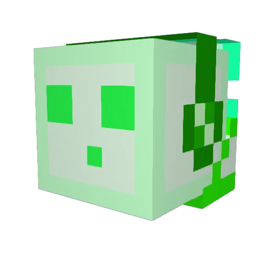 sponge_bob_lover Minecraft avatar head, 3D render