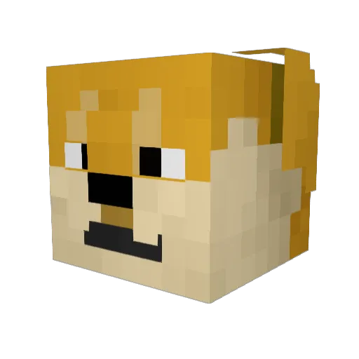 spongebob432 Minecraft avatar head, 3D render