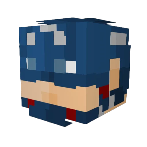 spongebob71234 Minecraft avatar head, 3D render