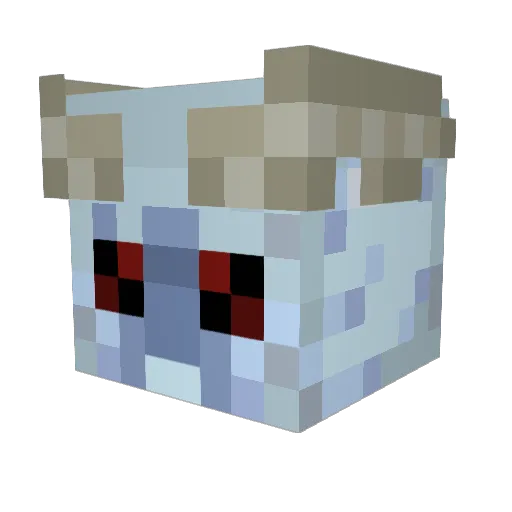 spongeenee Minecraft avatar head, 3D render