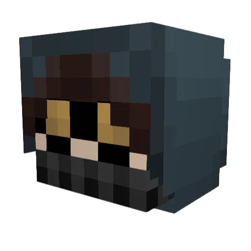 spontaneousalex Minecraft avatar head, 3D render