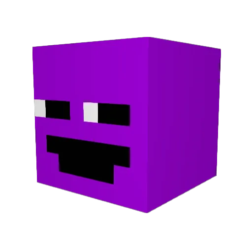 spookiebruh Minecraft avatar head, 3D render
