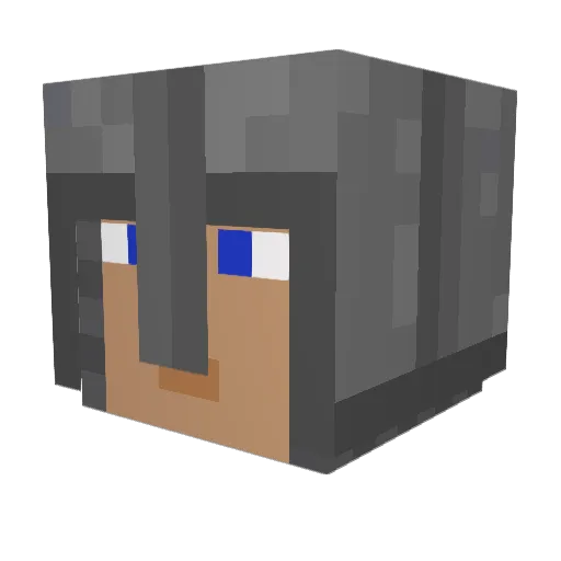 spookiesteveHD Minecraft avatar head, 3D render
