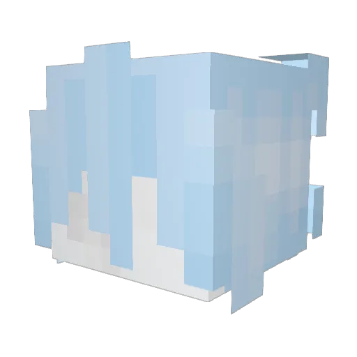 spookydook1e Minecraft avatar head, 3D render