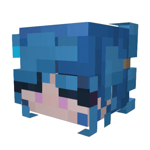 spookye_lilith_ Minecraft avatar head, 3D render